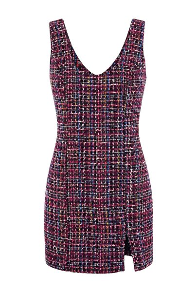 Trendyol Collection Multicolored Plain Short / Mini Woven Dress Twoaw27El00170