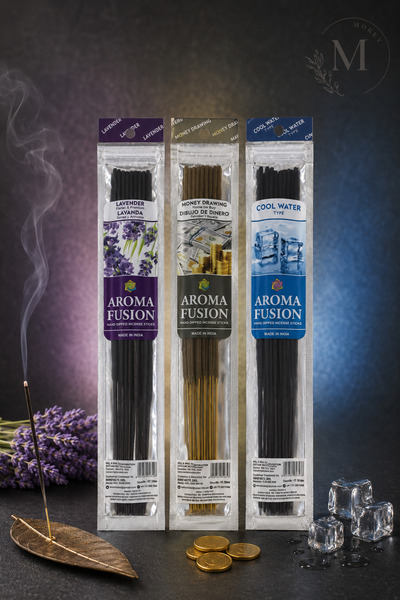 Morey Aroma Fusion 45 Adet Organik Çubuk Tütsü 3 Paket (30 CM - 1 SAAT YANMA ...
