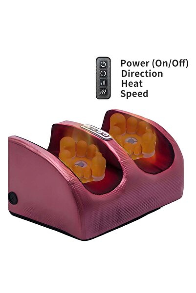 Generic Foot massager with heating, 3 speeds, Red