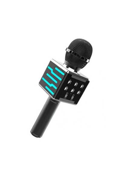 Generic Microfon Karaoke Fără Fir cu Difuzor de 5W și Lumini LED, DS868