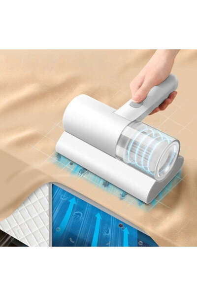 Generic Dust mite vacuum cleaner with UV lamp, Wireless, White