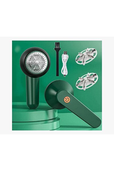 Generic Electric lint remover with USB charging, Green
