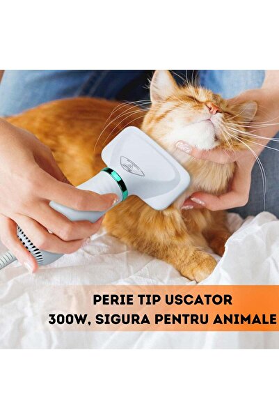 Generic 2 in 1 Electric Brush for Animals - Drying and Detangling Fur