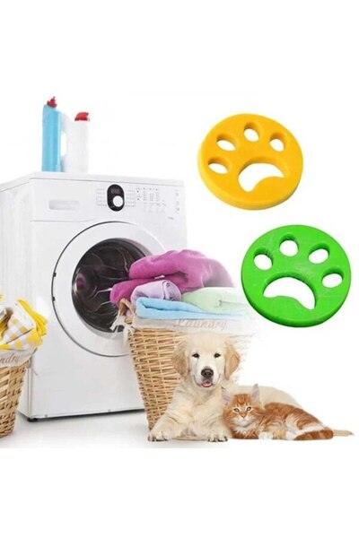 Generic Set of 2 reusable pet hair remover accessories, 7x7cm