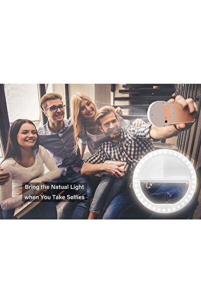 Generic Mini LED Ring Light with 4 Functions and USB Power