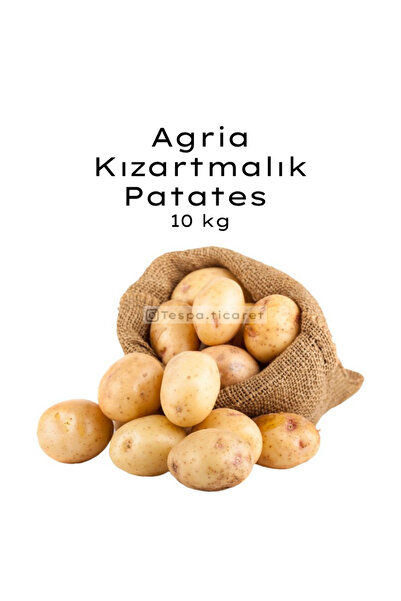 Organikiste AGRİA Kızartmalık Patates 10 Kg | Yeni Mahsul Taze Altın Sarısı Ç...