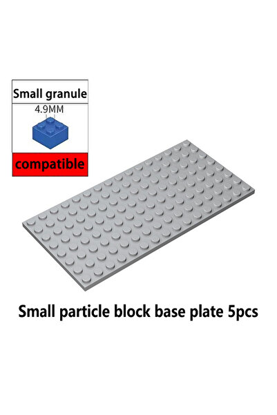 choice2 S 5PCS light grey 5 Pcs Puzzle Block Base Plate - 8x16 Brick Block Se...