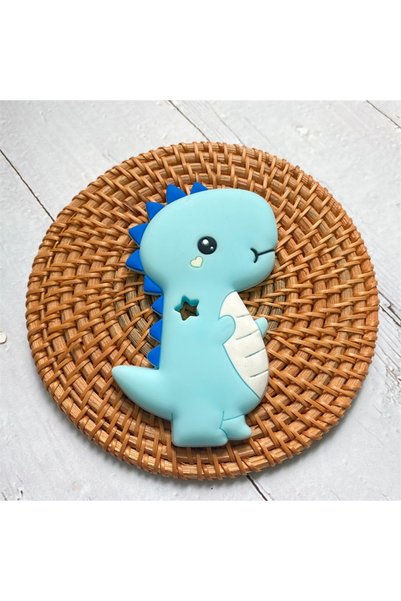 Choice 1pcs teether 1pcs Silicone Dinosaur Teether Cartoon Animal Rodent Teet...