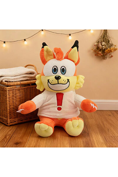Choice 25cm Yellow 25CM Cute Anime Bubsy Cat Plush Toy Funny Cartoon Orange C...