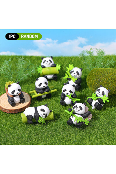 Choice onesize Hot Creative Kawaii Mini Resin Panda Series Figurine Miniature...