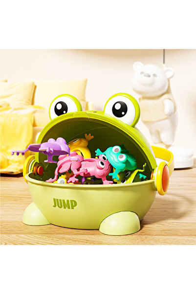 Choice green Children's Jumping Little Frog Baby Educational Press-and-Jump F...