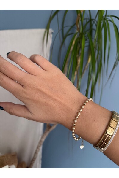 DGK COLLECTİON 14K gold renk,dorika bileklik