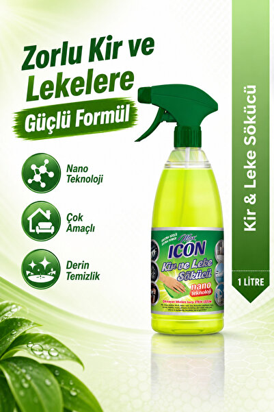 MAX ICON Kir ve Leke Sökücü 1000 ml – Nano Teknoloji, Ekstra Güçlü Formül ile...