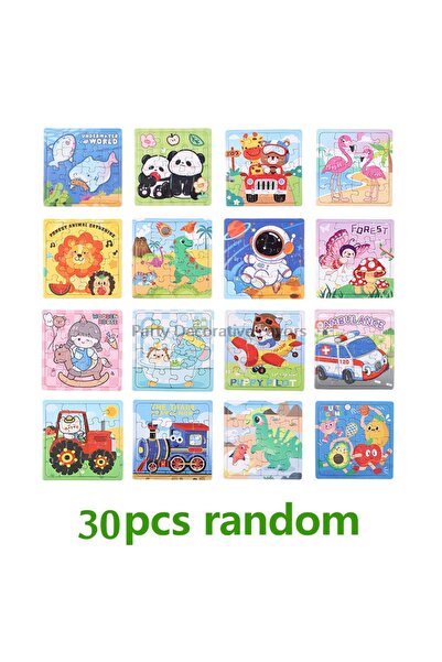 Choice3 30Pcs 10-50Pcs Mini Cartoon Animal Paper Jigsaw Puzzles Educational T...