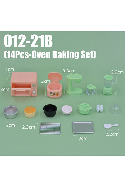 Choice4 012-21B Dollhouse Furniture Kitchen Play Set Miniature Refrigerator 1...