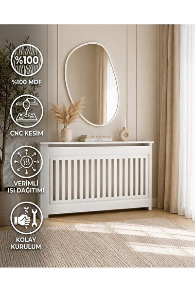DFN WOOD 18 mm MDF Petek Kapama 110x80x20 cm Beyaz