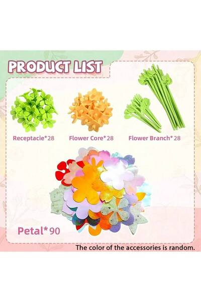 Choice accessories package Kids Flower Craft Kit with Press Machine Art Craft...
