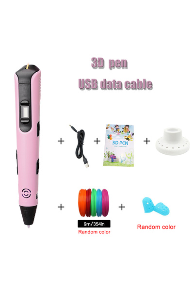 Choice7 Pink 9M PLA Set New Smart 3D Printing Pen Children S DIY Painting Toy...