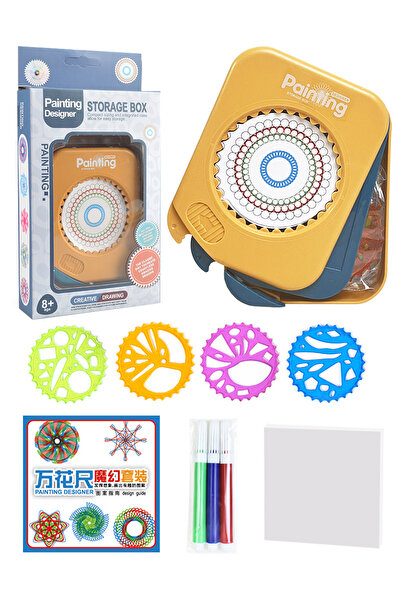 Choice Blue Spirograph Drawing Toys, Geometric Drawing Art Set Classic Gear D...