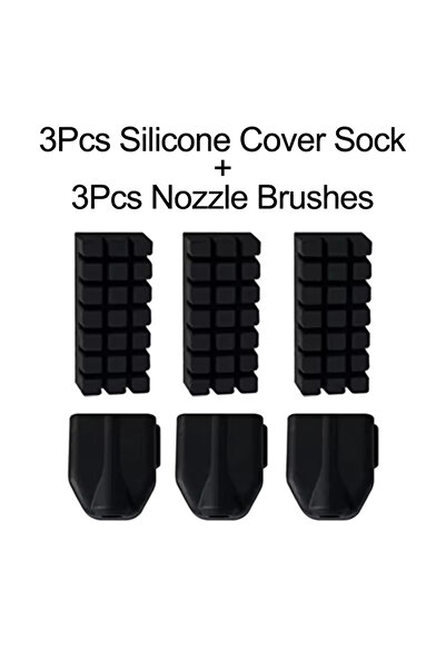 Choice 3Pcs Sock Cover For Flashforge AD5X Nozzle Upgrade Detachable 0.4 0.6 ...