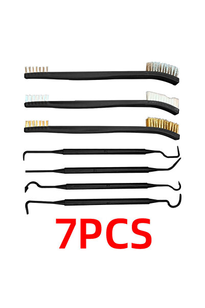 Choice1 Suit(7PCS) Double Ended Steel Wire Brush Nylon Hook Durable Copper Wi...