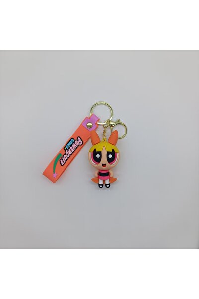 Choice3 Bandai B 6cm Classic Anime Cartoon Powerpuff Girls Butterfly Keychain...