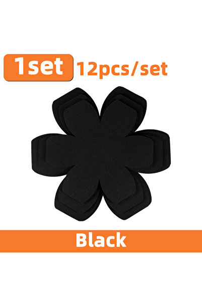 Choice black 12pcs Cookware Felt Insulation Pad Protector Scratch Resistant N...