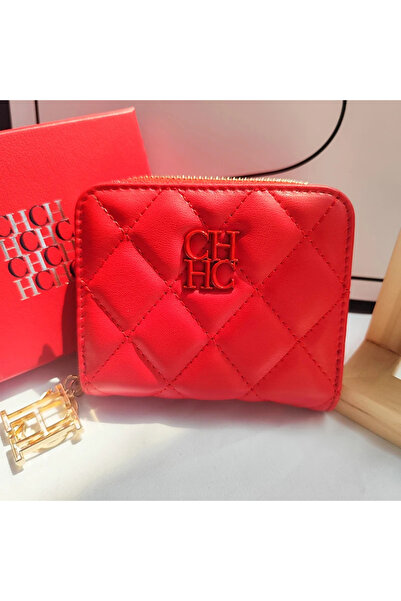 Choice1 CA2-RED CH Exquisite Brand Logo Women's Wallet New Exquisite Luxury S...