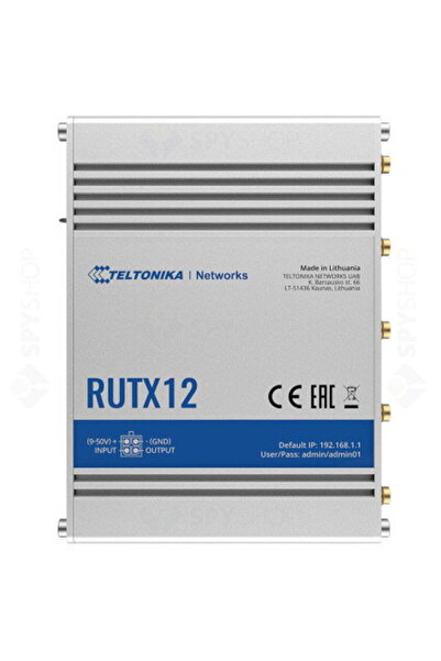 Teltonika Ασύρματος δρομολογητής RUTX12 Gigabit Ethernet Διπλής ζώνης (2.4 GH...