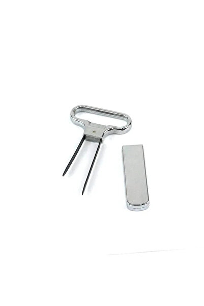 Choice Silver Two-Pronged Cork Puller Wine Opener Professional Red Wine Champ...