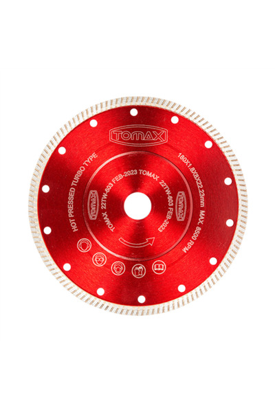 Tomax HASSAS SERAMİK FAYANS KESİCİ İNCE 180 x 1.8 x 22 mm