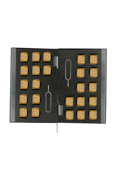 Choice no 24 Nano slot Black Aluminum Storage Box Bag Holder For Nano SIM Car...