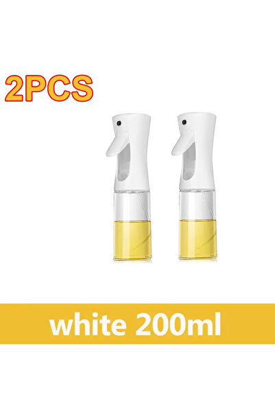 Choice 2pcs-200ml-white 200/300/500ml Oil Spray Bottle BBQ Cooking Olive Oil ...