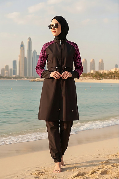 TESMAY FAST DRYING COMPLETE COVER TESETURE SWIMSUIT