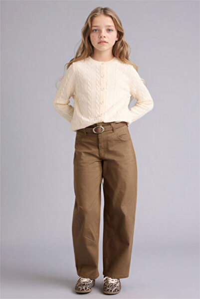 DeFacto Baggy Fit Gabardine Trousers for Girls G7732A826Sp