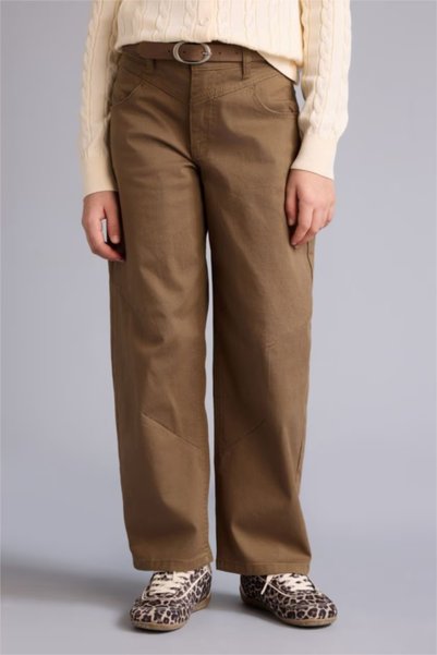 DeFacto Baggy Fit Gabardin Pantolon Kız Çocuk G7732A826SP