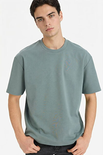 DeFacto Anti-Wrinkle Cotton Breathable Oversize T-Shirt X3926Az26Sp