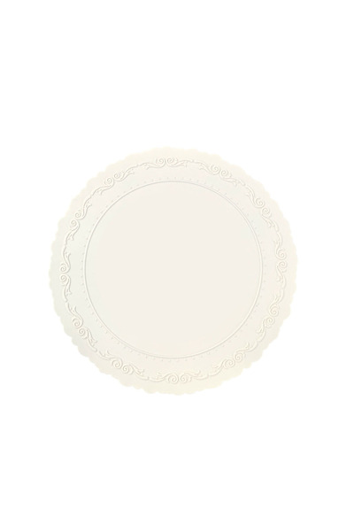 choice2 One size Round White Round Silicone Table Mat, Heat Resistant Waterpr...