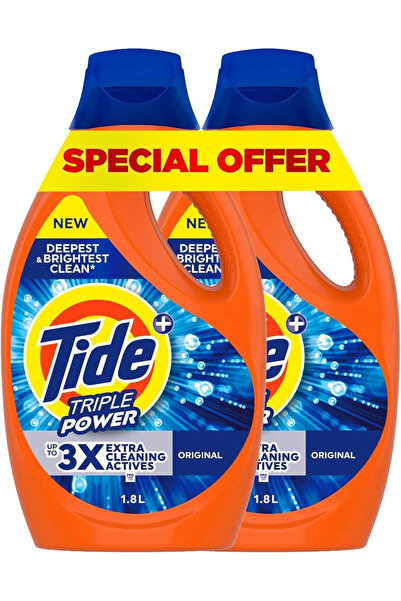 Tide Laundry Detergent | Clean Fresh | Power Gel | Automatic | 1.8 L | 2 pcs