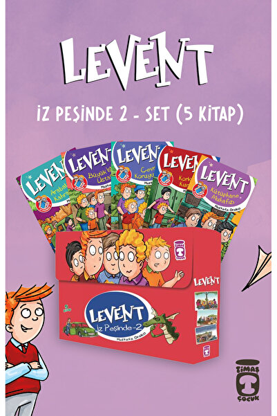 Timaş Çocuk Levent İz Peşinde 2 Set (5 Kitap Takım)