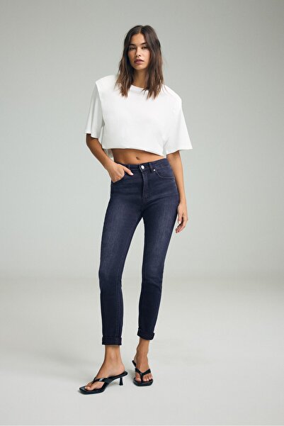 Stradivarius D07 yüksek bel skinny jean