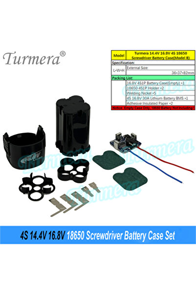 Choice3 16.8V Case BMS Turmera 3S 12V 4S 14.4V Screwdriver Drill Battery Case...
