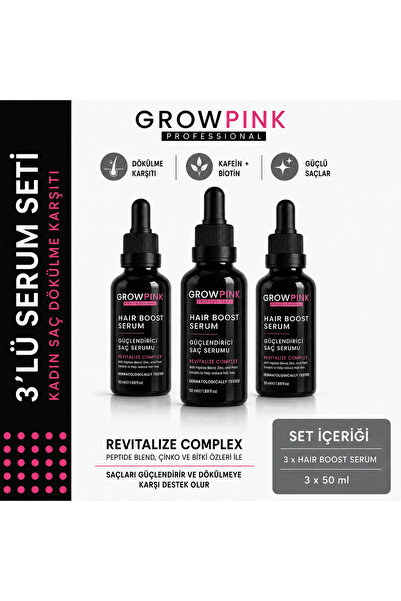 GROWPİNK Women's Anti-Hair Loss Serum 50 ml |   Root Strengthening Care