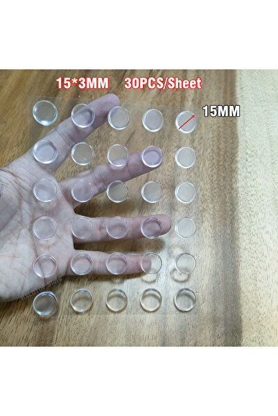 choice2 B 1 Sheet Self Adhesive Buffer Pads Silicone Door Stopper Cabinet Bum...