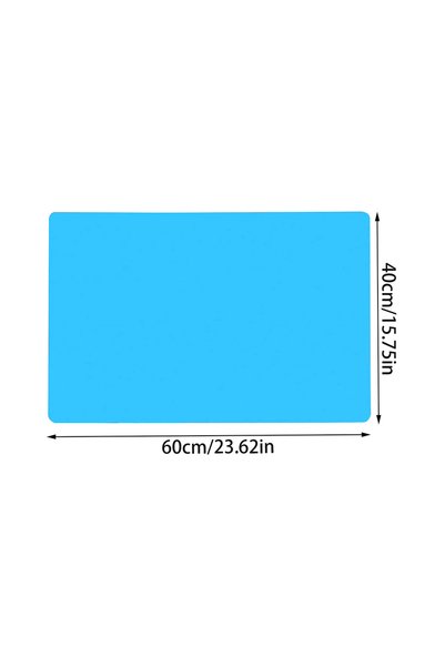 Choice1 60x40cm Blue Table Protector Silicone Placemat 40x60cm Kids DIY Craft...