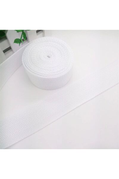 Choice 25MM White 5M Cotton Webbing Suspenders Craft Supplies DIY Decorative ...