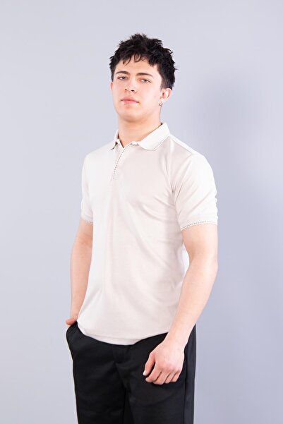 Mckanzie 4668 modal t-shirt with collar and cuff accents
