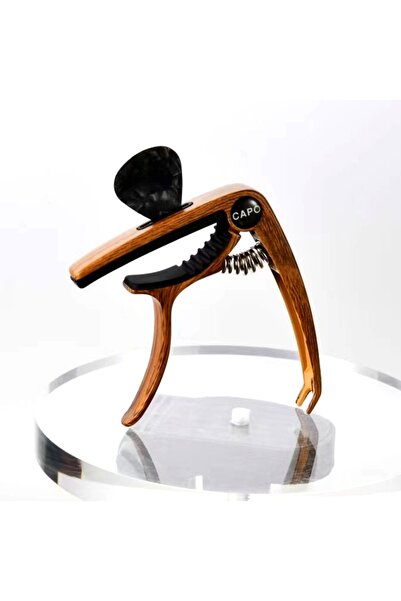 Choice3 Dark wood Miwayer Aluminum Alloy Guitar Capo Metal Guitar Tuner Picks...