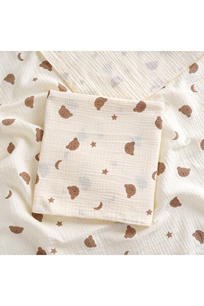 Choice20 style 5 Cotton Muslin Cute Cartoon Printing Baby Swaddle Blanket Sof...