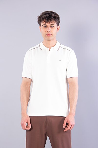 Mckanzie 4626 Tricou din modal cu guler tip umeri